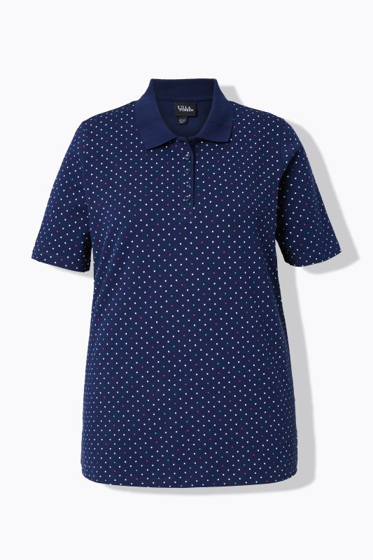 Polka Dot Short Sleeve Pima Cotton Polo