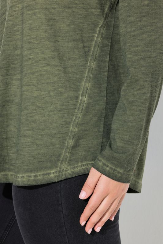 Long Sleeve Rolled Edge Tee