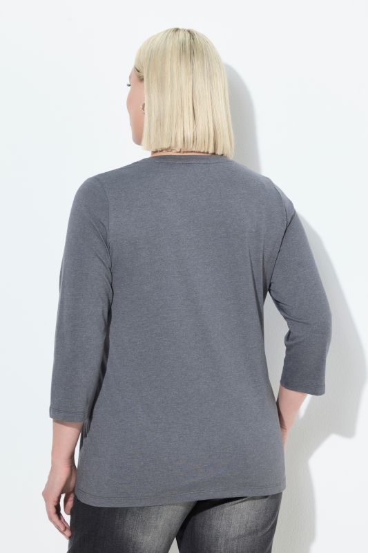 Statement Pocket 3/4 Sleeve Tee