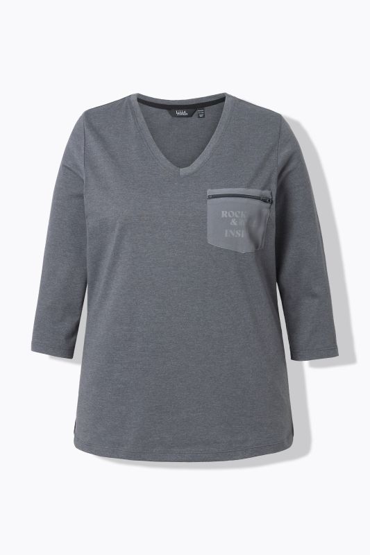 Statement Pocket 3/4 Sleeve Tee