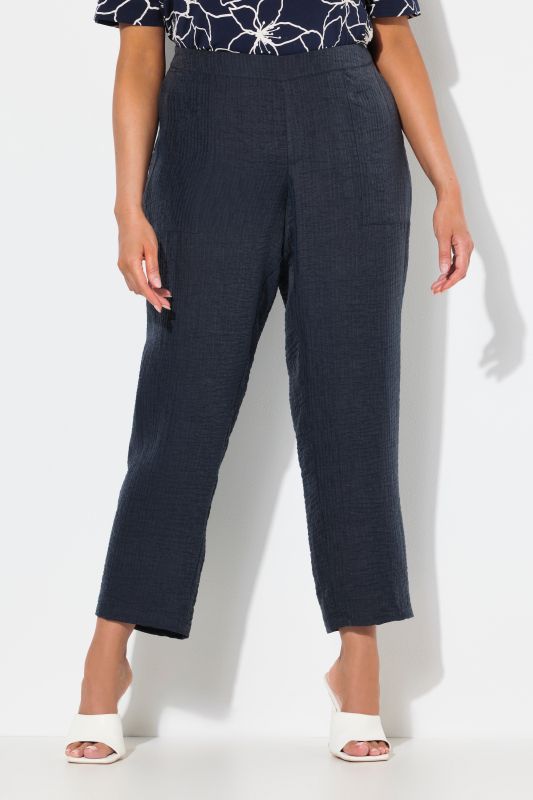 Textured Comfort Waist Pants