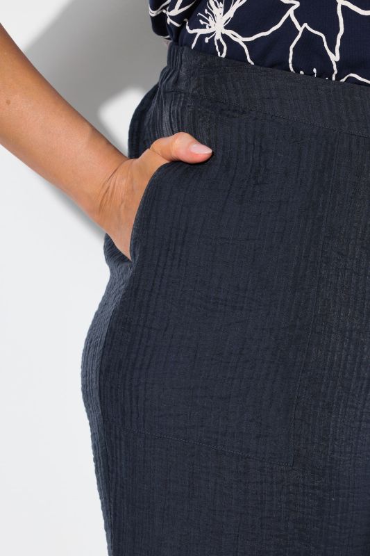Textured Comfort Waist Pants