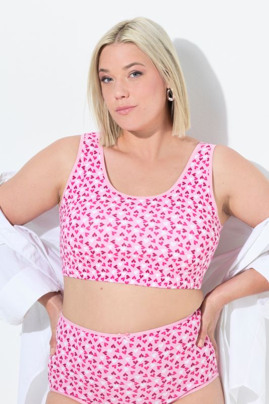 2 Pack Bralettes- Sweet Check