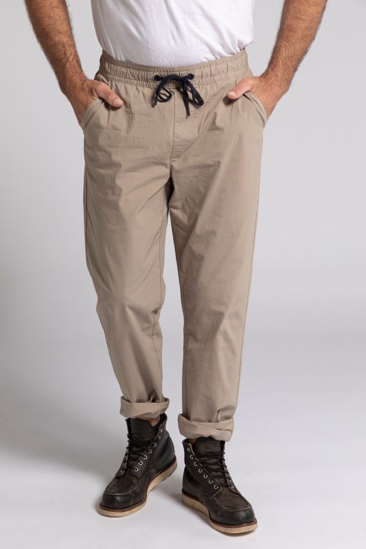 FLEXNAMIC® pull-on trousers, elastic waistband, tapered loose fit
