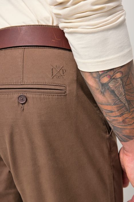 Chino trousers, stomach fit, FLEXNAMIC®, 4 pocket, regular fit