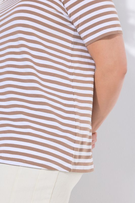 2 Pack Eco Cotton Striped Tees