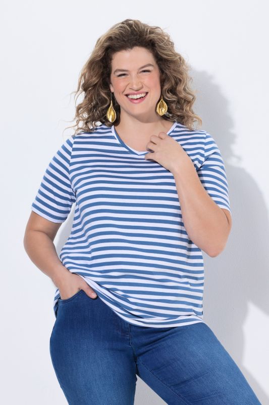 2 Pack Eco Cotton Striped Tees