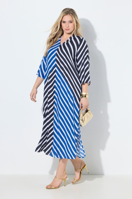 Striped Color Block Dress