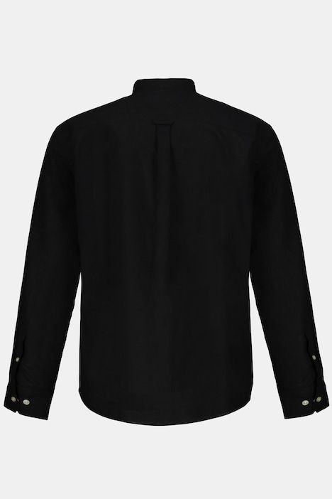 Long Sleeve Linen Blend Shirt