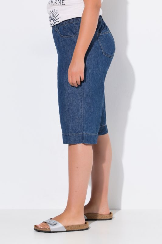 Linen blend Bermudas