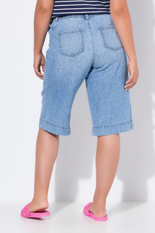 Linen blend Bermudas