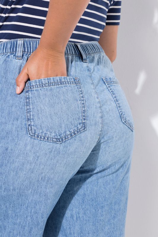 Linen blend Bermudas