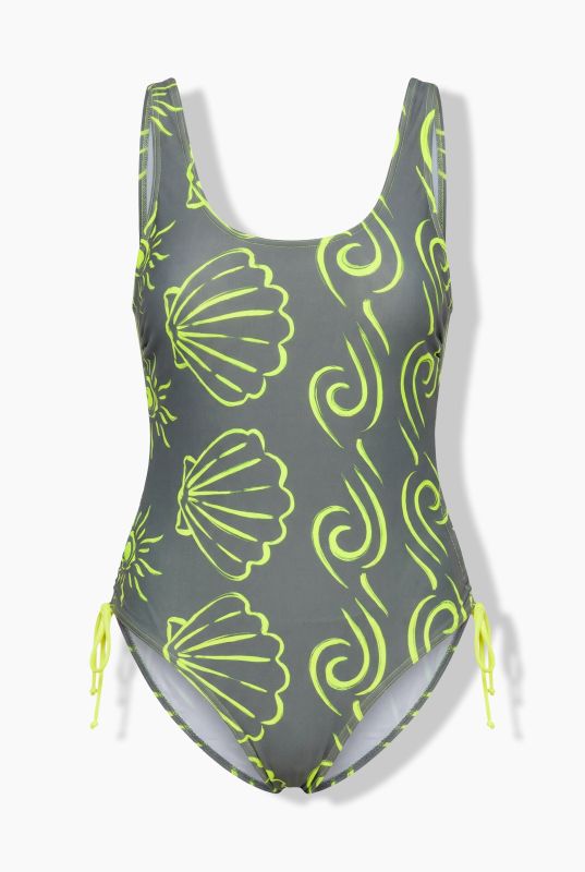 Neon Print Swimsuit