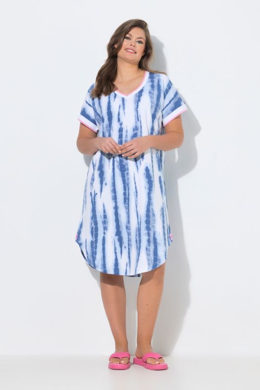 Batik Cap Sleeve Dress