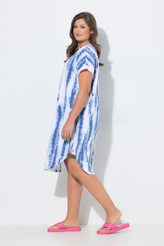 Batik Cap Sleeve Dress