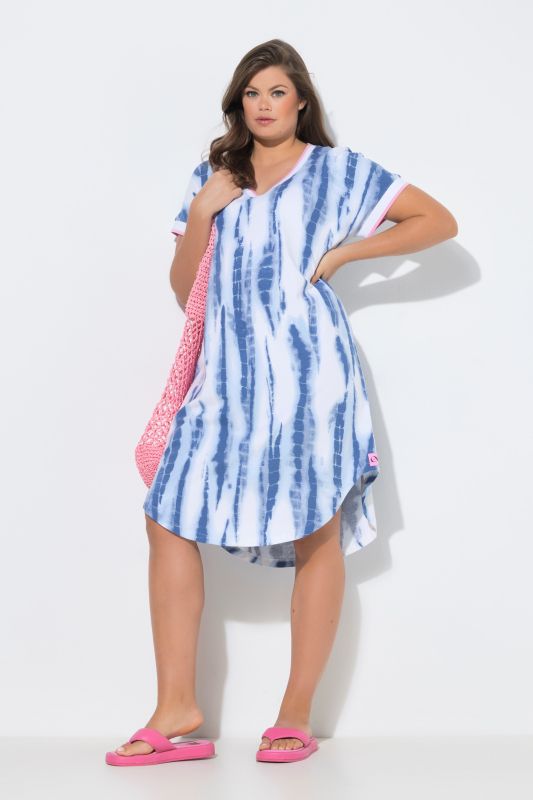 Batik Cap Sleeve Dress