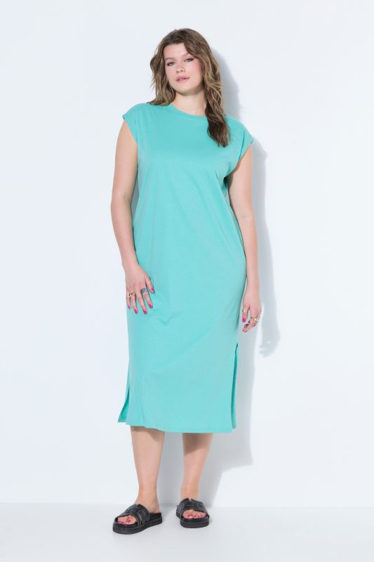 Classic Cap Sleeve Oversized  Fit Jersey Dress