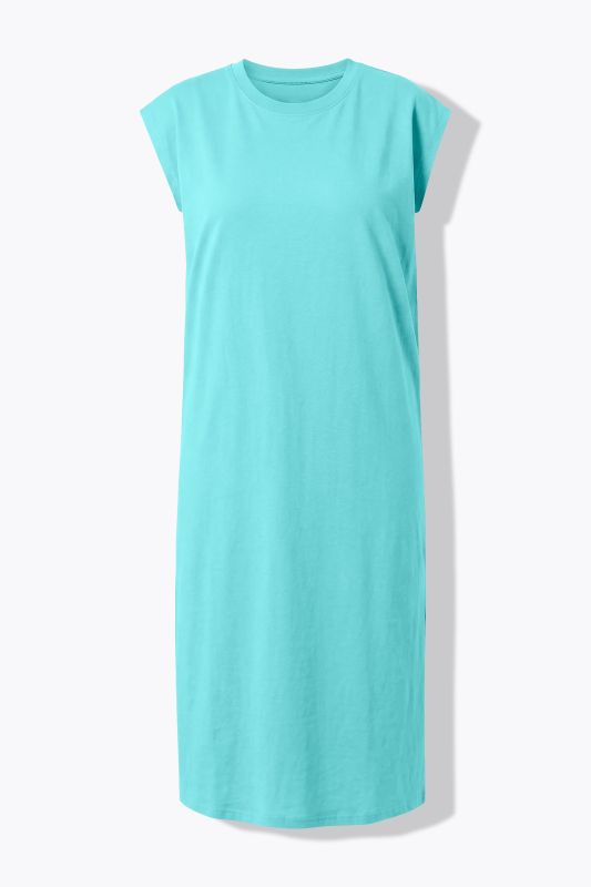 Classic Cap Sleeve Oversized  Fit Jersey Dress