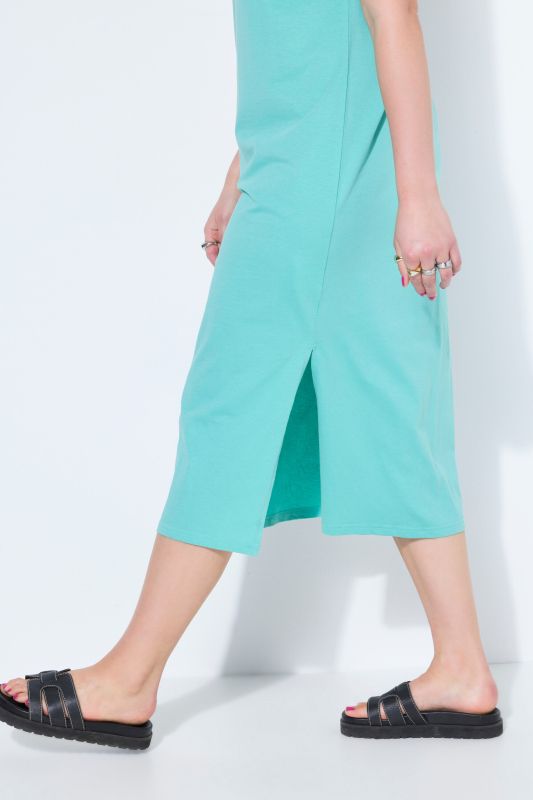 Classic Cap Sleeve Oversized  Fit Jersey Dress