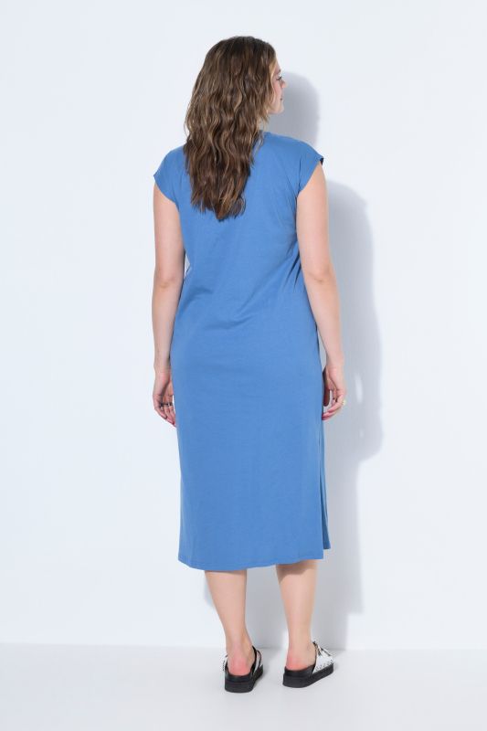 Classic Cap Sleeve Oversized  Fit Jersey Dress