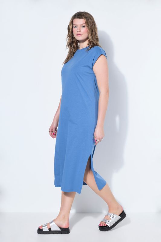 Classic Cap Sleeve Oversized  Fit Jersey Dress