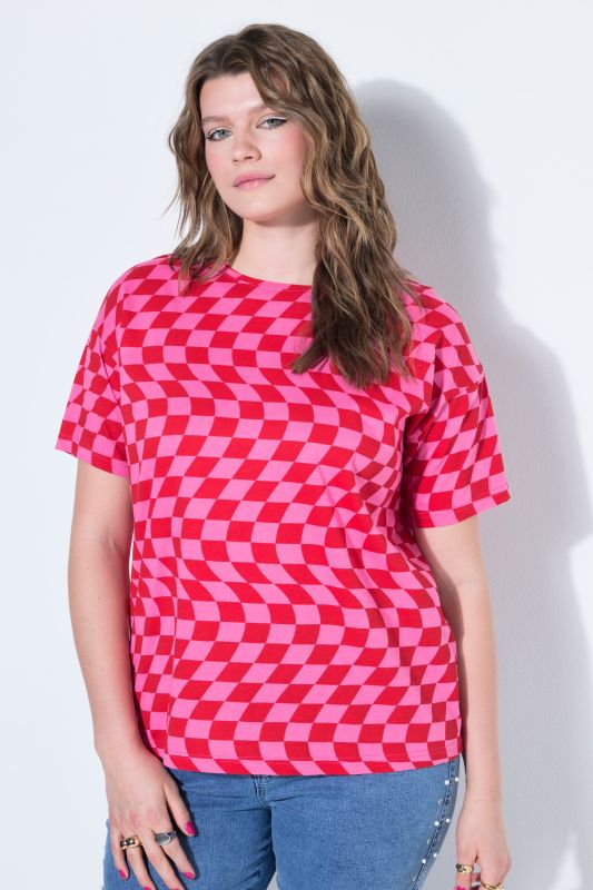 Wavy Checkerboard Tee