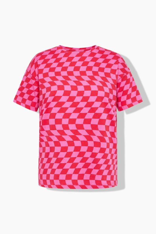 Wavy Checkerboard Tee