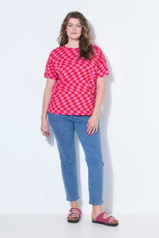 Wavy Checkerboard Tee