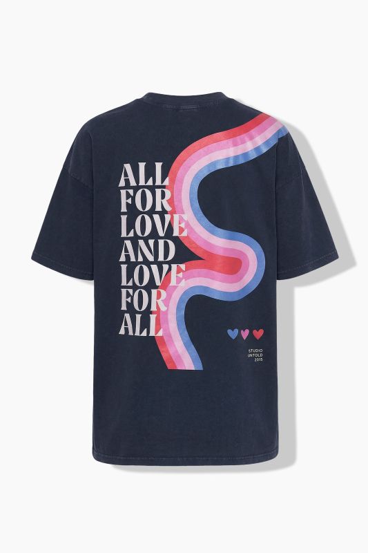All For Love Oversize Graphic Tee