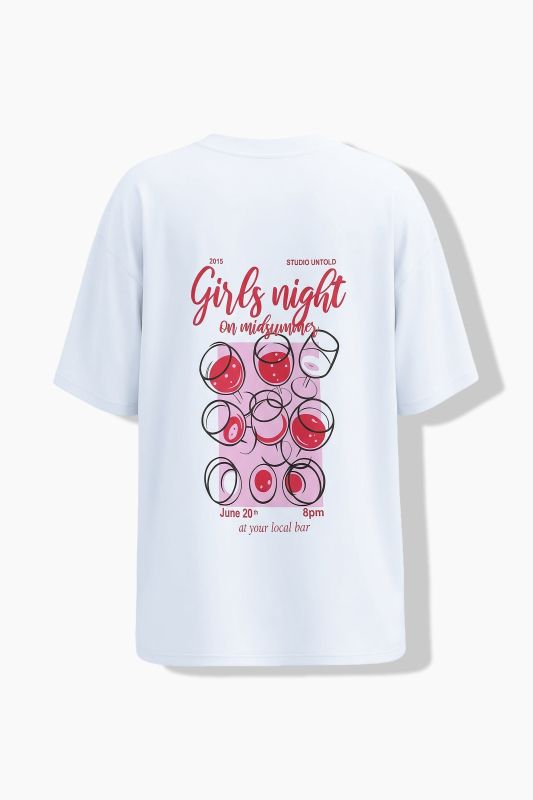 Girls Night Back Graphic Tee