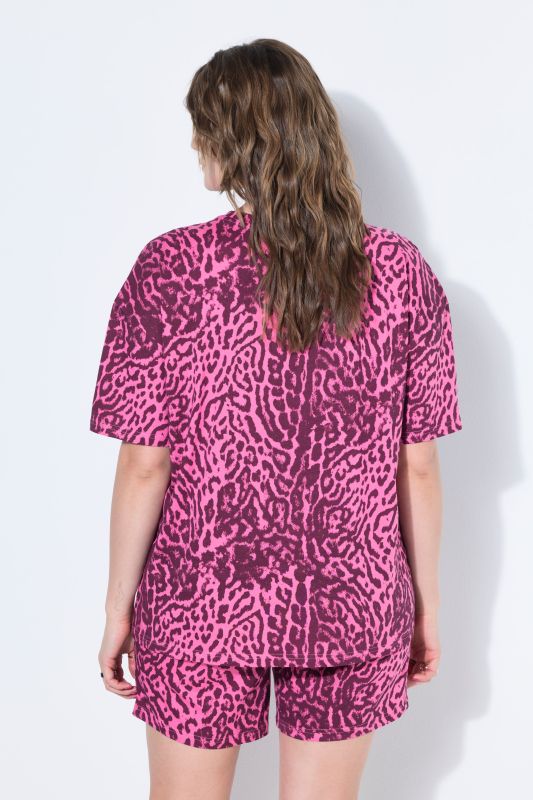 Two Piece Leopard Print Pajama Set