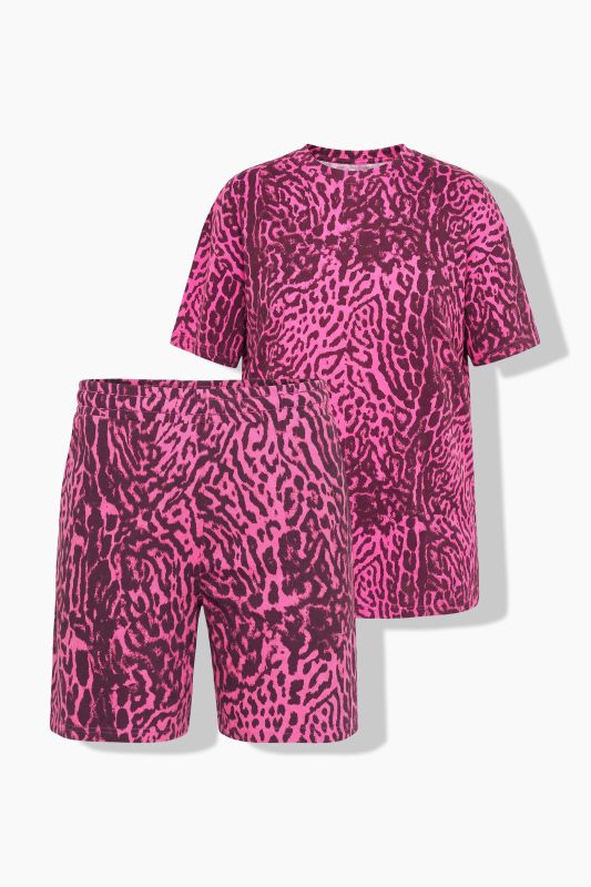 Two Piece Leopard Print Pajama Set