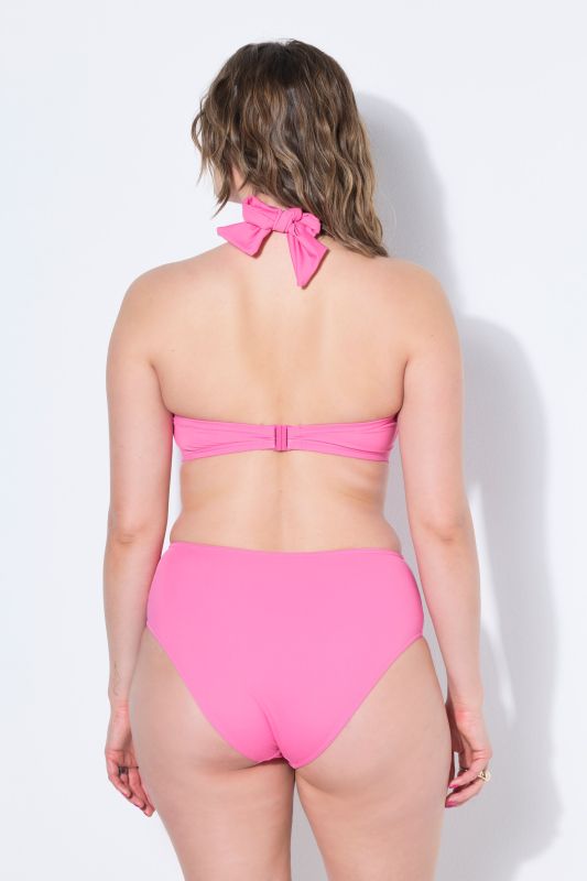 Halter Neck Draped Bikini Top
