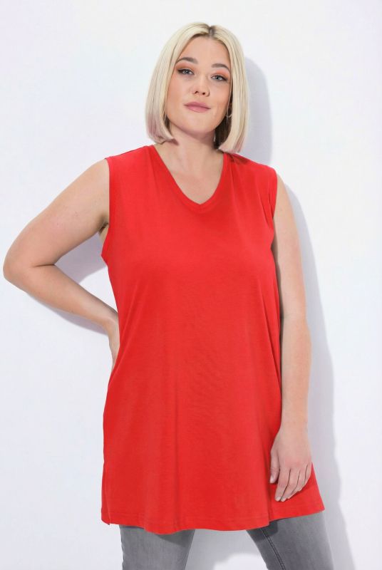 Basic V-Neck Knit Tank