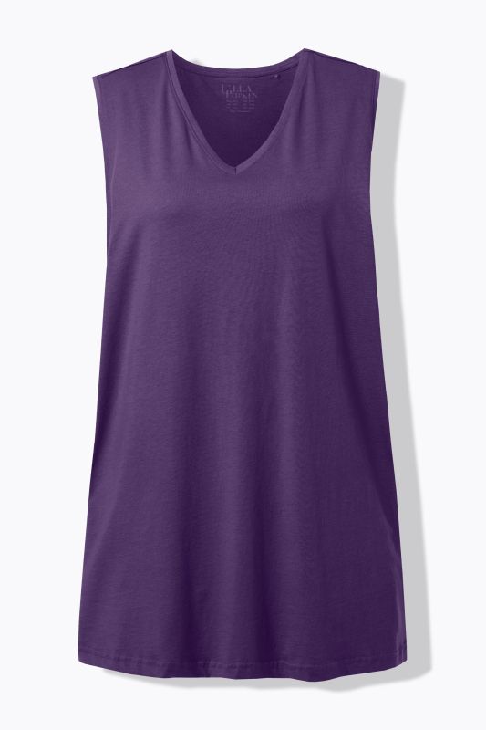 Basic V-Neck Knit Tank