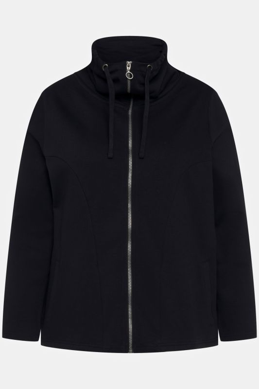 Essential Draped Collar Sweatshirt