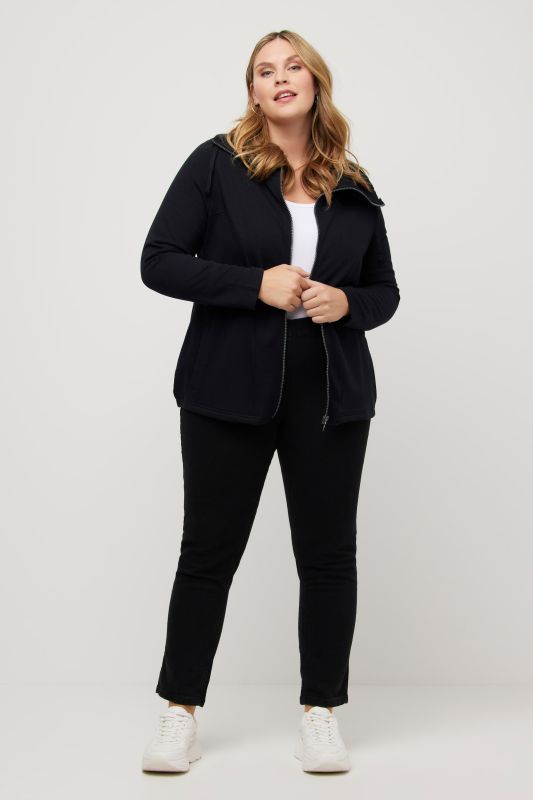 Essential Draped Collar Sweatshirt
