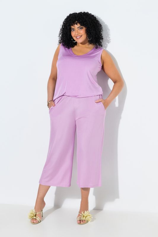 Stretch Knit Culottes