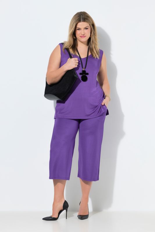 Stretch Knit Culottes