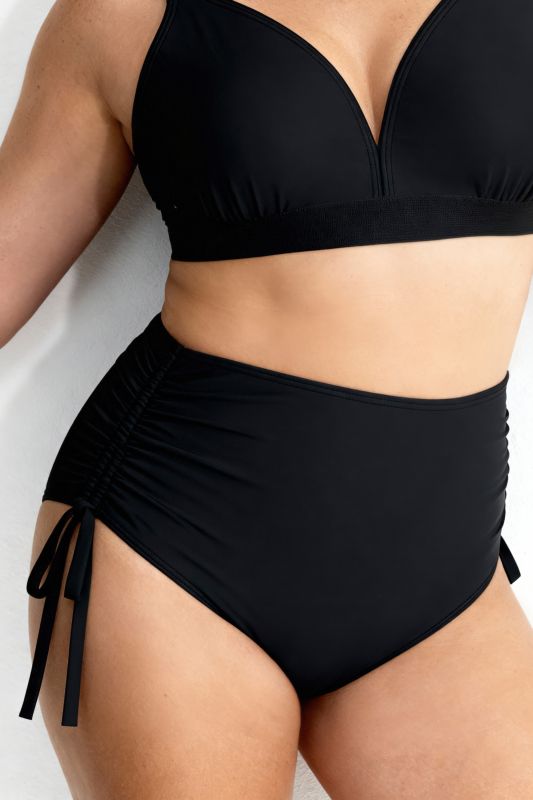 Side Gathered Bikini Bottoms