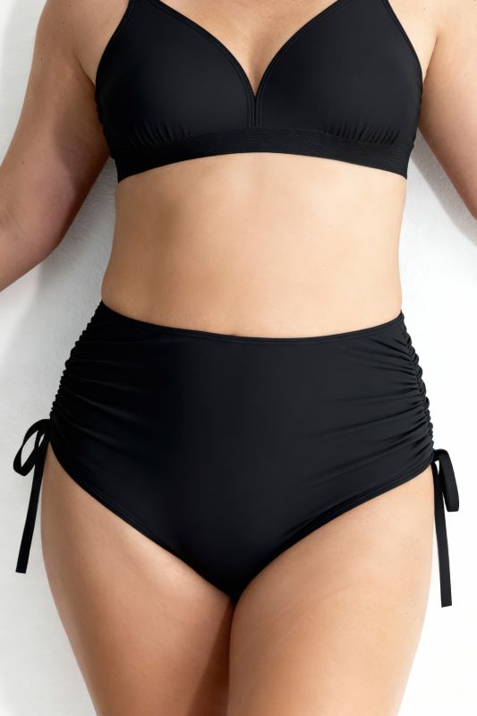 Side Gathered Bikini Bottoms
