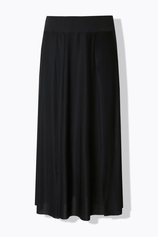 Sheer Elastic Waist Maxi Skirt