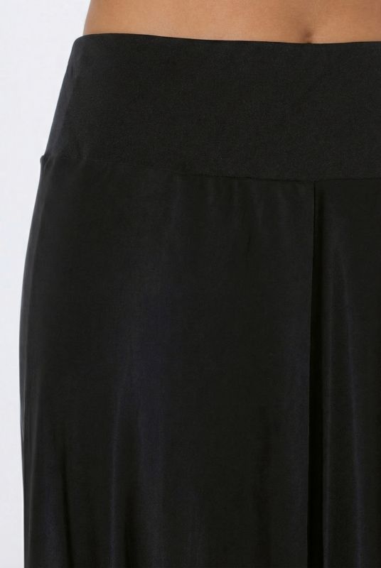 Sheer Elastic Waist Maxi Skirt