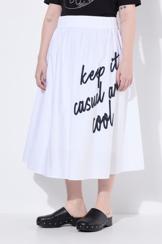Casual And Cool Paper Touch Skirt