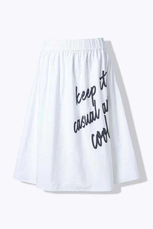 Casual And Cool Paper Touch Skirt