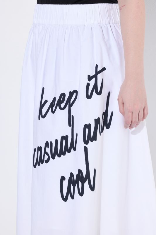 Casual And Cool Paper Touch Skirt