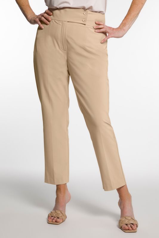 Wide Leg Lined Stretch Pants