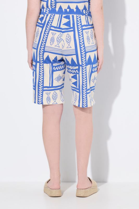 Eco Cotton Fish Print Shorts