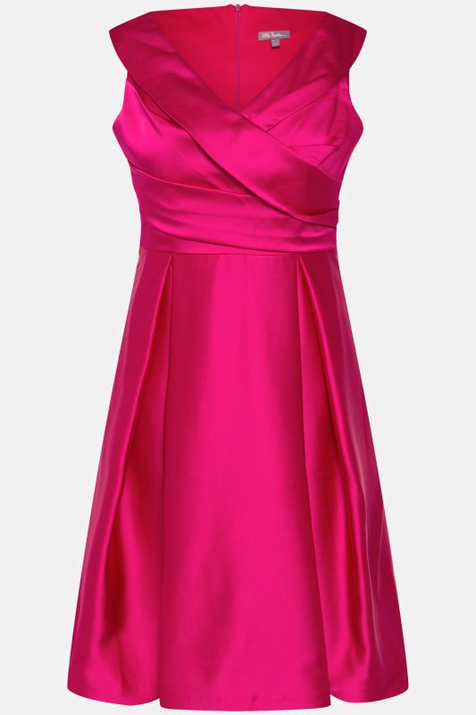 Shimmer Effect Sleeveless Cocktail Dress