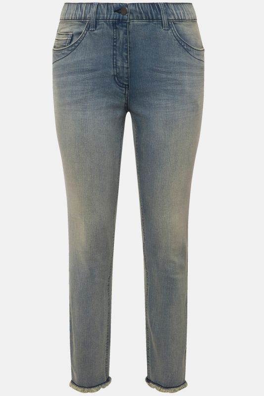 Fringed Hem Sarah Jeans